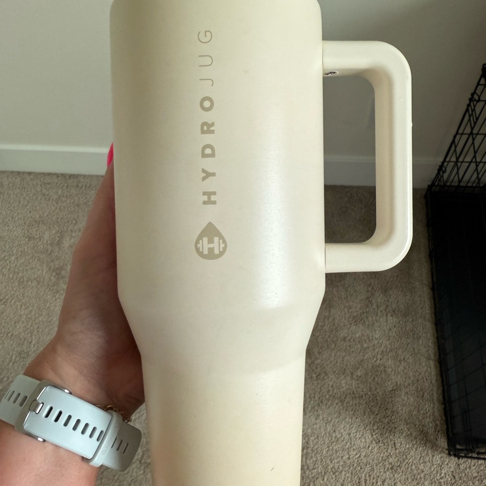 HydroJug Cream Water Bottle